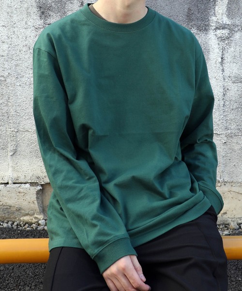 ONE DAY KMC （ワンデイケーエムシー）の「United Athle/5.6オンス ロングスリーブ Tシャツ（Tシャツ/カットソー・メンズ・ホワイト/ブラック/ベージュ/グレー/ライム/グリーン/ラベンダー・SMALL/MEDIUM/LARGE/X-LARGE）」の6枚目の写真
