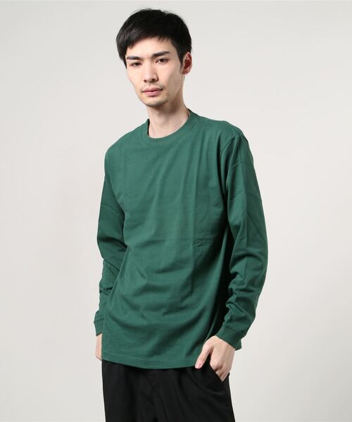 ONE DAY KMC （ワンデイケーエムシー）の「United Athle/5.6オンス ロングスリーブ Tシャツ（Tシャツ/カットソー・メンズ・ホワイト/ブラック/ベージュ/グレー/ライム/グリーン/ラベンダー・SMALL/MEDIUM/LARGE/X-LARGE）」の13枚目の写真