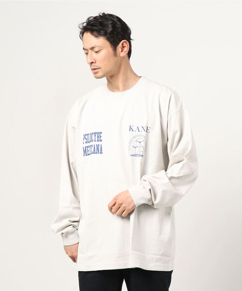 BLACKWEIRDOS グラフィック長袖カットソー ecoandstyle_24in-24ss-lt01