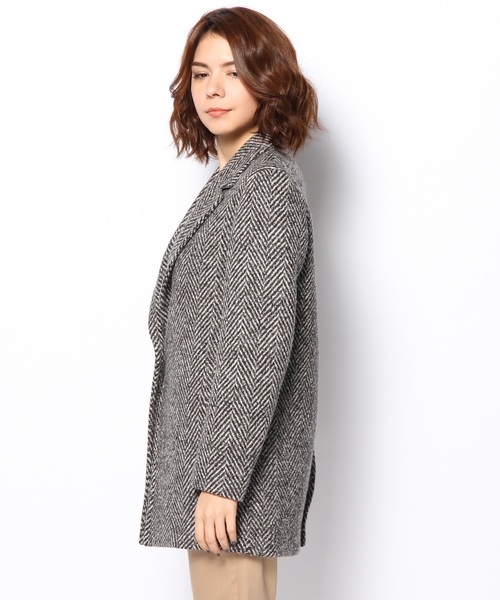 23区 ツィーディヘリンボーン コート 23区（ニジュウサンク）の「ツィーディヘリンボーン コート
