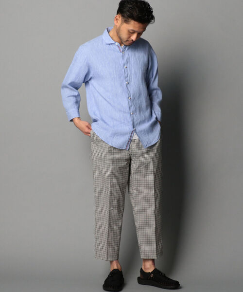 GLOSTER（グロスター）の「AIR TROUGH PANTS イージーパンツ ※通気性◎、軽量◎、ストレッチ性◎の機能素材を使用（その他パンツ・メンズ・ブラウン系その他5/ライトグレー/ネイビー・S/M/L）」の17枚目の写真