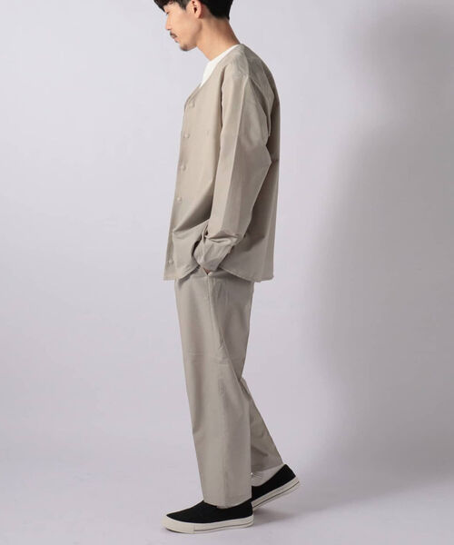 GLOSTER（グロスター）の「AIR TROUGH PANTS イージーパンツ ※通気性◎、軽量◎、ストレッチ性◎の機能素材を使用（その他パンツ・メンズ・ブラウン系その他5/ライトグレー/ネイビー・S/M/L）」の22枚目の写真