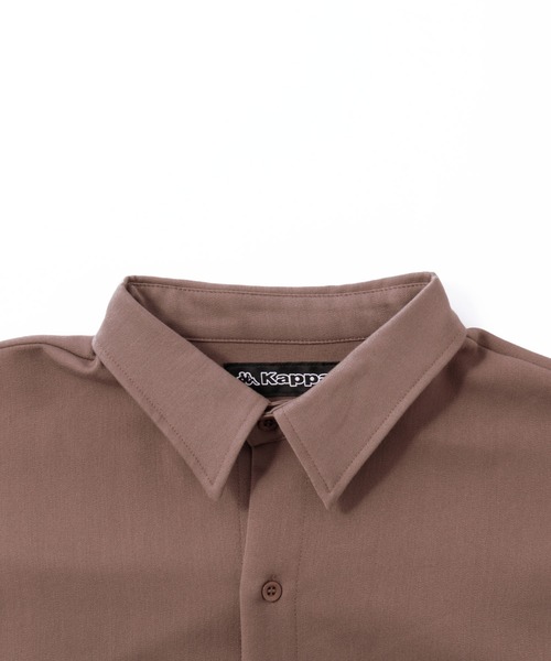 Kappa（カッパ）の「Kappa/カッパ 別注 TRストレッチ CPOシャツセットアップ(オーバーサイズ ヨーク付きコード長袖CPOシャツ/2タックワイドバルーンパンツ)（セットアップ・メンズ・ベージュ系その他/ライトグレー/ライラック/ブラック/ダークネイビー/ダークグレー/ダークブラウン・L/M）」の8枚目の写真