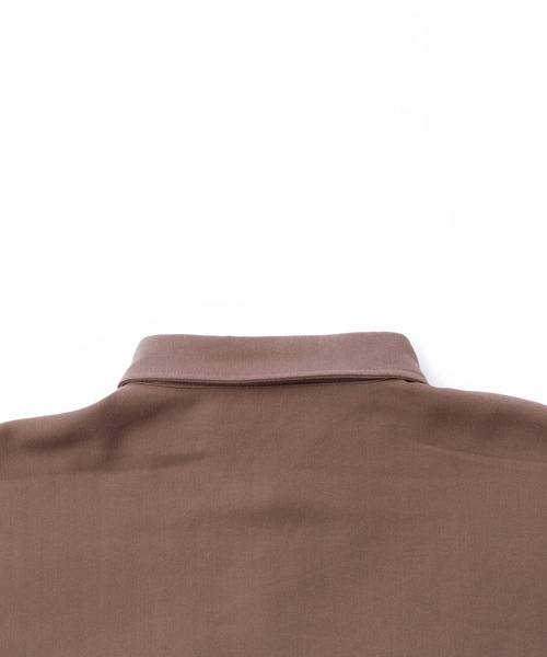 Kappa（カッパ）の「Kappa/カッパ 別注 TRストレッチ CPOシャツセットアップ(オーバーサイズ ヨーク付きコード長袖CPOシャツ/2タックワイドバルーンパンツ)（セットアップ・メンズ・ベージュ系その他/ライトグレー/ライラック/ブラック/ダークネイビー/ダークグレー/ダークブラウン・L/M）」の9枚目の写真