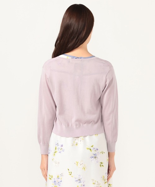 LAISSE PASSE - 新品☆今期☆レッセパッセ☆ビジューカーデ LAISSE PASSE（レッセパッセ）の「マルチビジューボタン7分袖