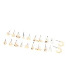 10セットカラープチピアス