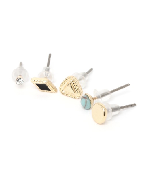 niko and...(ニコアンド)の「10セットカラープチピアス(ピアス(両耳用)・レディース・その他1/その他2/その他3・0)」の4枚目の写真