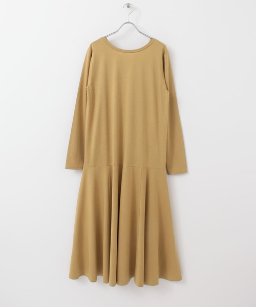 KBF+（ケービーエフプラス）の「KBF+　切り替えフレアカットワンピース（ワンピース・レディース・ブラック/ベージュ/グレー・ONE）」の15枚目の写真