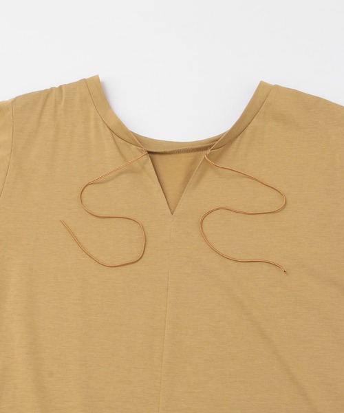 KBF+（ケービーエフプラス）の「KBF+　切り替えフレアカットワンピース（ワンピース・レディース・ブラック/ベージュ/グレー・ONE）」の18枚目の写真