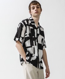 08sircus | 【08sircus】Cu/C alphabet tile print shirt(シャツ/ブラウス)