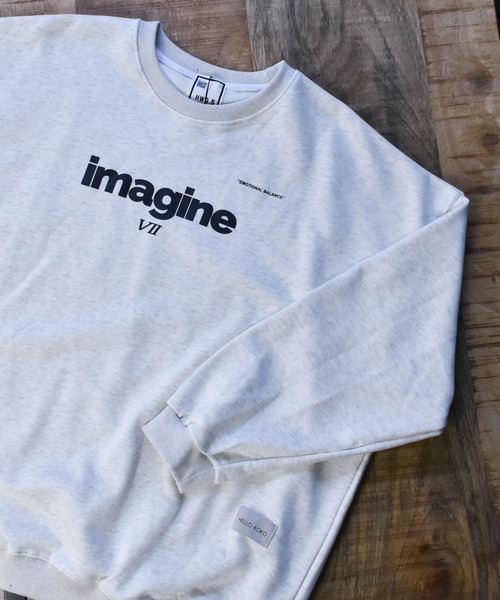 HWG_5（エイチダブルゴー）の「ロゴスウェット（スウェット・レディース・ホワイト/ライトグレー/ブラック/ブルー・FREE）」の4枚目の写真