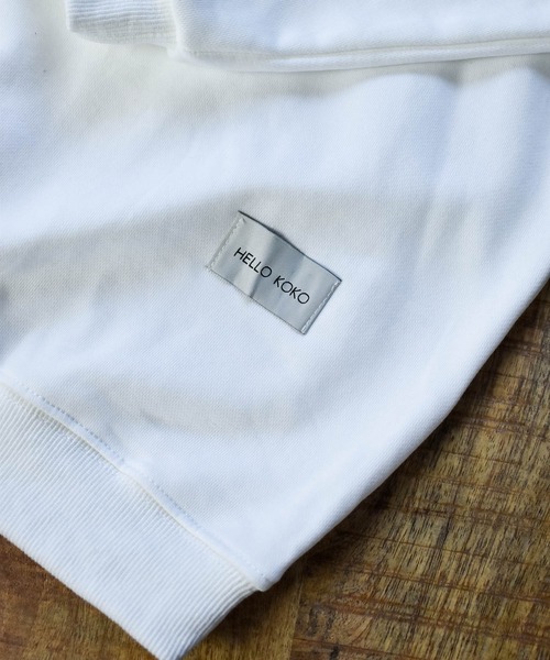 HWG_5（エイチダブルゴー）の「ロゴスウェット（スウェット・レディース・ホワイト/ライトグレー/ブラック/ブルー・FREE）」の7枚目の写真