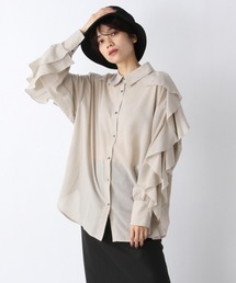 JEANASIS | リッチフリルスリーブシャツ/943270(シャツ/ブラウス)