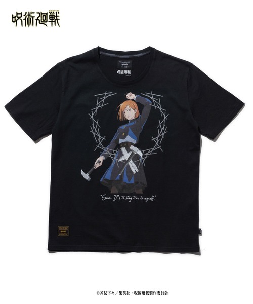 glamb（グラム）の「Kugisaki T / クギサキTシャツ【呪術廻戦コラボレーションアイテム】（Tシャツ/カットソー・メンズ・ブラック/ホワイト・4/1/2/3/0）」の8枚目の写真
