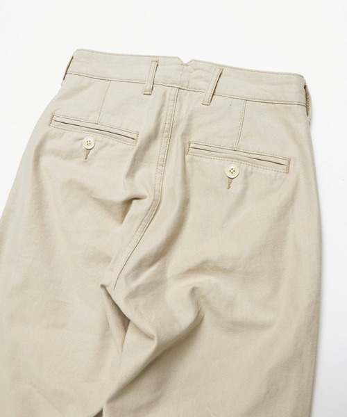 LEGENDA（レジェンダ）の「レジェンダ ツータック ワイドストレート トラウザーズ / LEGENDA Two Tuck Wide Straight Trousers（その他パンツ・メンズ・ホワイト/ベージュ・1/2）」の12枚目の写真