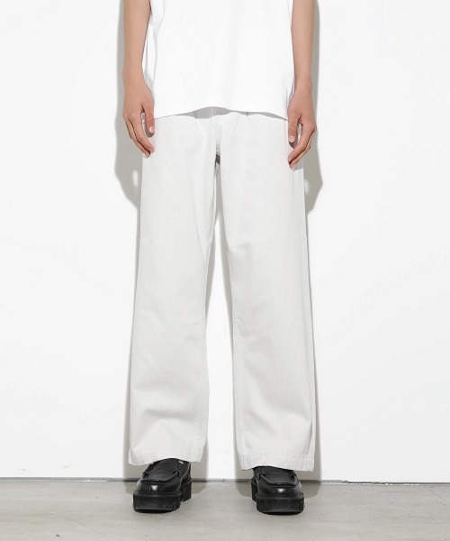 LEGENDA（レジェンダ）の「レジェンダ ツータック ワイドストレート トラウザーズ / LEGENDA Two Tuck Wide Straight Trousers（その他パンツ・メンズ・ホワイト/ベージュ・1/2）」の14枚目の写真
