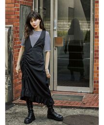 jouetie | レイヤードジャンパードレス(ワンピース)