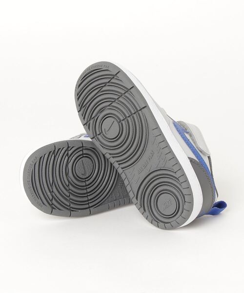 NIKE(ナイキ)の「NIKE ナイキ 12-16COURT BOROUGH LOW 2 (TDV) コート バーロウ LOW 2 TDV KBQ5453 *012GYFOG/GAMRL(スニーカー・キッズ・グレー系その他・16/15 /14/13/12)」の3枚目の写真