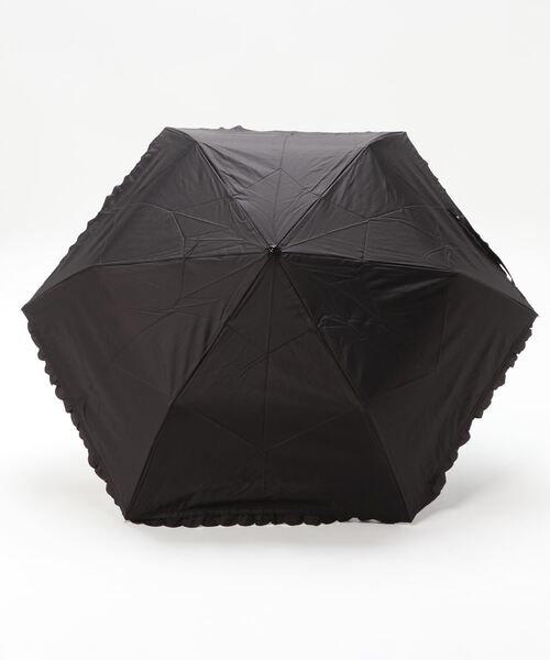 Dita（ディータ）の「【遮光/晴雨兼用】Heat Cut Frill Mini(フリルミニ 折りたたみ日傘)（折りたたみ傘・レディース・ブラック/ベージュ/ネイビー・FREE）」の5枚目の写真