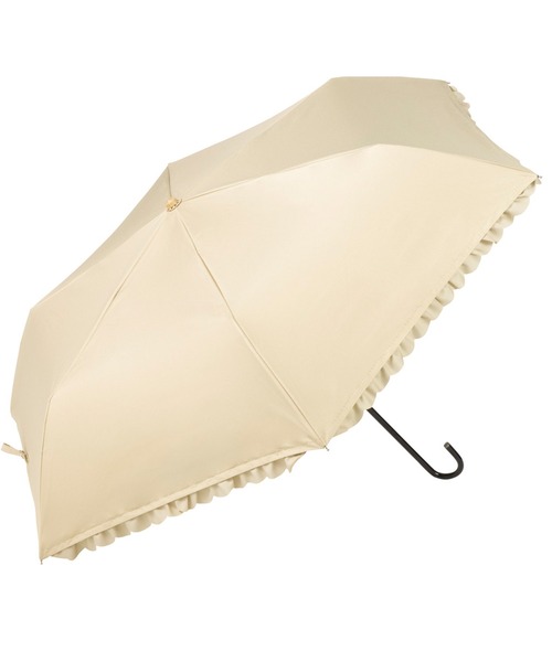 Dita（ディータ）の「【遮光/晴雨兼用】Heat Cut Frill Mini(フリルミニ 折りたたみ日傘)（折りたたみ傘・レディース・ブラック/ベージュ/ネイビー・FREE）」の3枚目の写真