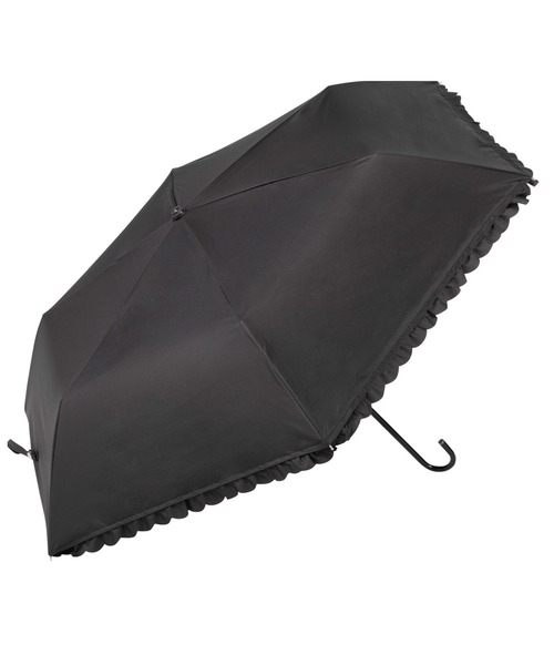 Dita（ディータ）の「【遮光/晴雨兼用】Heat Cut Frill Mini(フリルミニ 折りたたみ日傘)（折りたたみ傘・レディース・ブラック/ベージュ/ネイビー・FREE）」の7枚目の写真