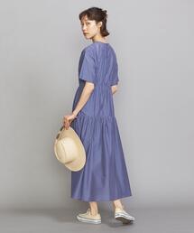 BEAUTY&YOUTH UNITED ARROWS | BY ローン ティアードドルマンスリーブワンピース(ワンピース)