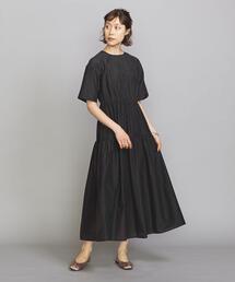 BEAUTY&YOUTH UNITED ARROWS | BY ローン ティアードドルマンスリーブワンピース(ワンピース)
