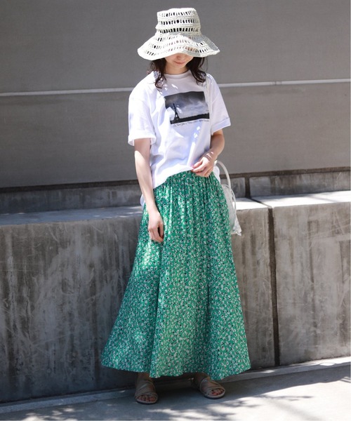 SLOBE IENA(スローブイエナ)の「【小林昭/(KOBAK AKIRA)】SLOBE別注PARIS フォトTシャツ【洗濯機洗い可】◆(Tシャツ/カットソー・レディース・ホワイト/ベージュ・FREE)」の3枚目の写真