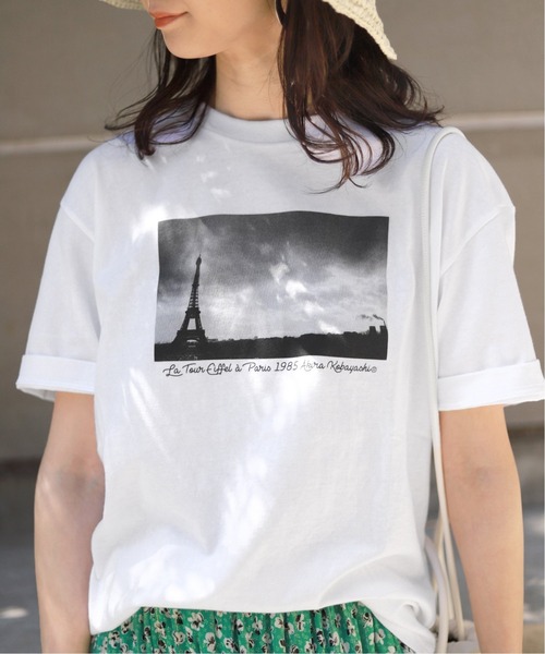SLOBE IENA(スローブイエナ)の「【小林昭/(KOBAK AKIRA)】SLOBE別注PARIS フォトTシャツ【洗濯機洗い可】◆(Tシャツ/カットソー・レディース・ホワイト/ベージュ・FREE)」の20枚目の写真