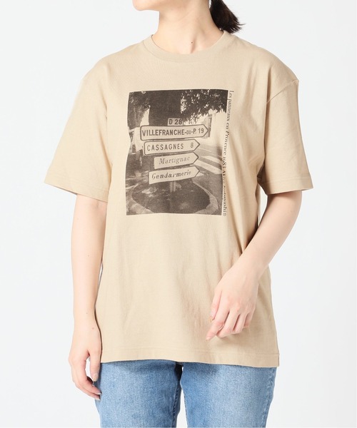 SLOBE IENA(スローブイエナ)の「【小林昭/(KOBAK AKIRA)】SLOBE別注PARIS フォトTシャツ【洗濯機洗い可】◆(Tシャツ/カットソー・レディース・ホワイト/ベージュ・FREE)」の16枚目の写真