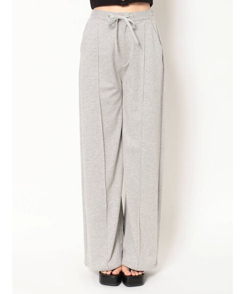 EVRIS（エヴリス）の「センタープレススウェットパンツ（スウェットパンツ・レディース・ブラウン/グレー/アイボリー・FREE）」の7枚目の写真