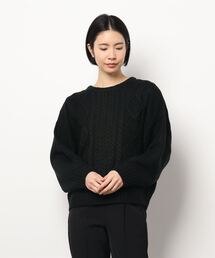 Bling Leads | /Bling leads/ケーブルクルーネックニット(Tシャツ/カットソー)