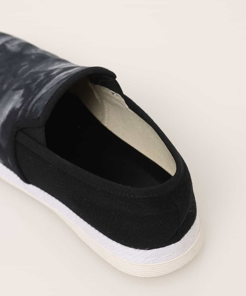 MK MICHEL KLEIN HOMME （エムケーミッシェルクランオム）の「タイダイスリッポン（スリッポン・メンズ・ライトグレー/ブラック・25.5/26.5）」の5枚目の写真