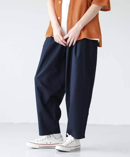 ASTRONOMY（アストロノミー）の「綿麻バルーンワイドテーパードパンツ（その他パンツ・メンズ・ホワイト/ブラック/グレー系/ベージュ/オリーブ/ブルー/ネイビー/ピンク/チャコール・S/M/L）」の7枚目の写真