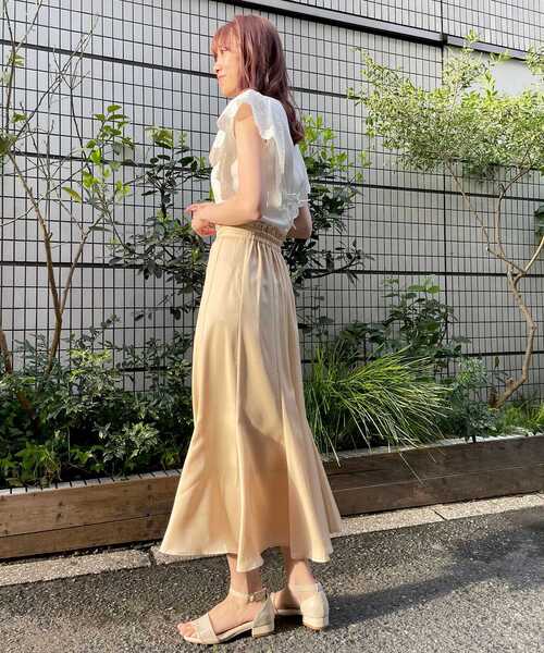 MAJESTIC LEGON（マジェスティックレゴン）の「レディカットワークトップス（Tシャツ/カットソー・レディース・ブラック/オフホワイト/イエロー・SMALL/MEDIUM）」の15枚目の写真