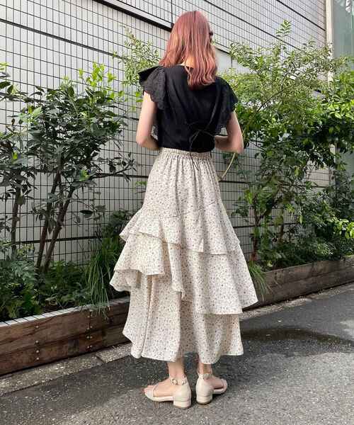 MAJESTIC LEGON（マジェスティックレゴン）の「レディカットワークトップス（Tシャツ/カットソー・レディース・ブラック/オフホワイト/イエロー・SMALL/MEDIUM）」の19枚目の写真