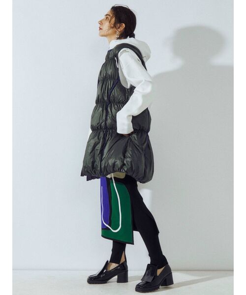 UN3D.（アンスリード）の「リバーシブルダウンベスト（ダウンベスト・レディース・ブラック/カーキ・FREE）」の16枚目の写真