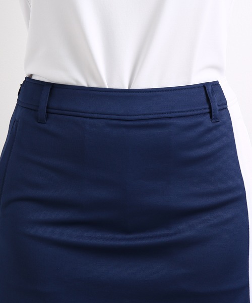 JUN&ROPE'(ジュンアンドロペ)の「【UV】【吸水速乾】カラーコンビロゴAラインスカート(スカート・レディース・ホワイト/ブラック/パープル/ネイビー・S/M/L)」の6枚目の写真