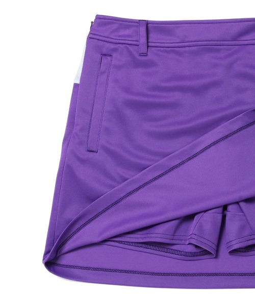 JUN&ROPE'(ジュンアンドロペ)の「【UV】【吸水速乾】カラーコンビロゴAラインスカート(スカート・レディース・ホワイト/ブラック/パープル/ネイビー・S/M/L)」の8枚目の写真