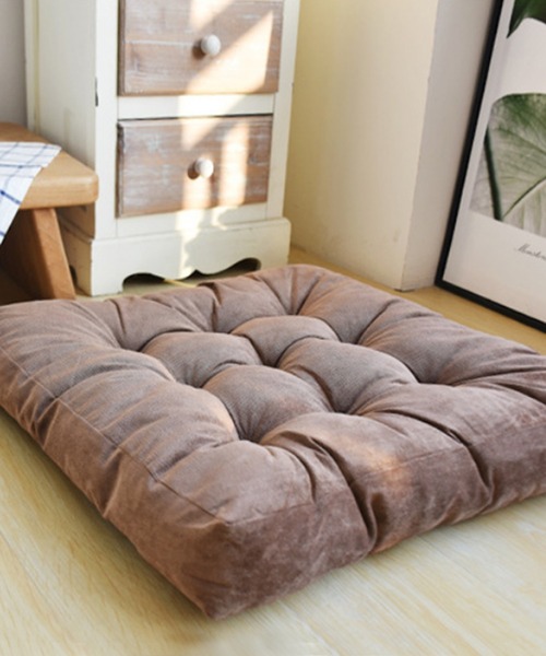 aimoha（アイモハ）の「ふわふわスクエアクッション（クッション/クッションカバー・レディース・ブルー/ワインレッド/モカ/グレー/レッド/グリーン/ブラウン・FREE）」の17枚目の写真