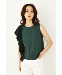 SHEL'TTER ORIGINAL | アシンメトリーラッフルトップス(タンクトップ)