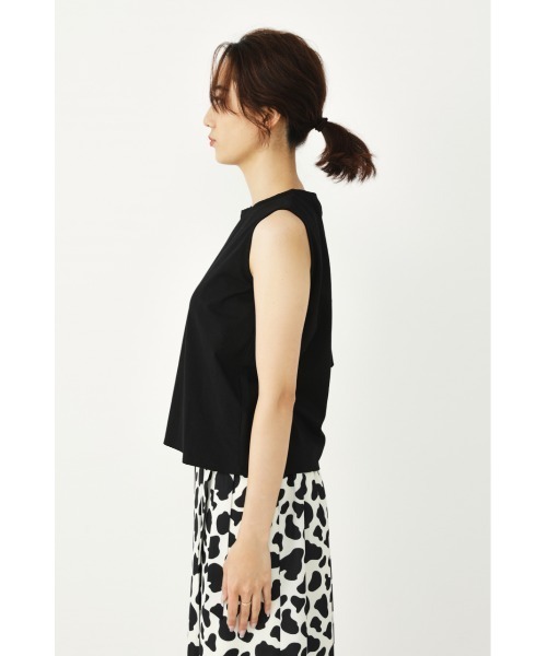 SHEL'TTER ORIGINAL（シェルターオリジナル）の「アシンメトリーラッフルトップス（タンクトップ・レディース・ダークオレンジ/グリーン/ブラック・FREE）」の7枚目の写真