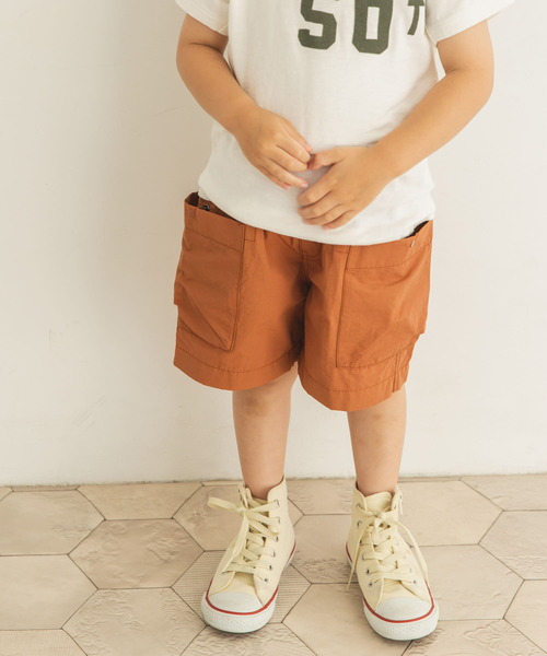 URBAN RESEARCH DOORS（アーバンリサーチドアーズ）の「サイドポケットショーツ(KIDS)（その他パンツ・キッズ・マスタード/ブラウン・90/105/120/135）」の7枚目の写真