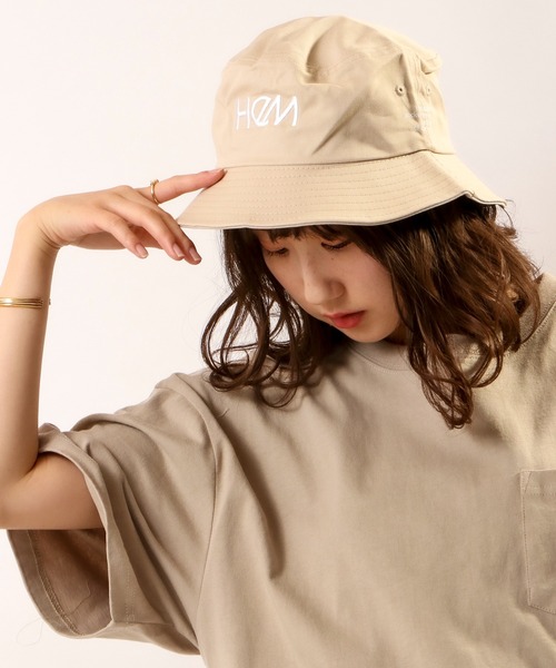 HeM（ヘム）の「【HeM】ロゴハット（ハット・メンズ・ネイビー/ベージュ/ホワイト/ブラック/ブルー系その他/ベージュ系その他/ホワイト系その他/ブラック系その他・FREE）」の5枚目の写真