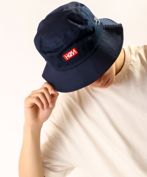 HeM（ヘム）の「【HeM】ロゴハット（ハット・メンズ・ネイビー/ベージュ/ホワイト/ブラック/ブルー系その他/ベージュ系その他/ホワイト系その他/ブラック系その他・FREE）」の8枚目の写真