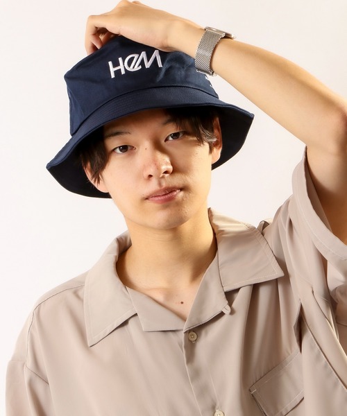 HeM（ヘム）の「【HeM】ロゴハット（ハット・メンズ・ネイビー/ベージュ/ホワイト/ブラック/ブルー系その他/ベージュ系その他/ホワイト系その他/ブラック系その他・FREE）」の7枚目の写真