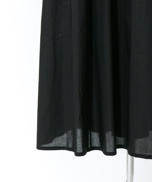 AS KNOW AS de base（アズノゥアズドゥバズ）の「シャッキリウエストワンピース（ワンピース・レディース・ブラック/オフホワイト/グレイッシュベージュ・FREE）」の11枚目の写真