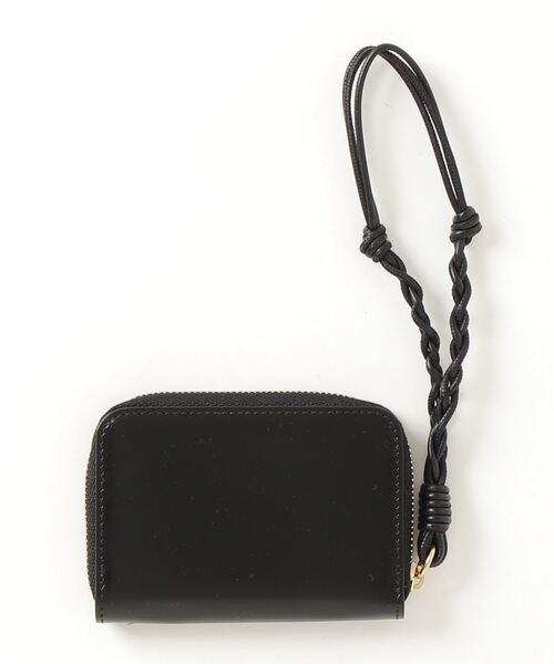 ESTNATION（エストネーション）の「JIL SANDER / ストラップ付ミニウォレット（財布・レディース・ブラック・FREE）」の2枚目の写真