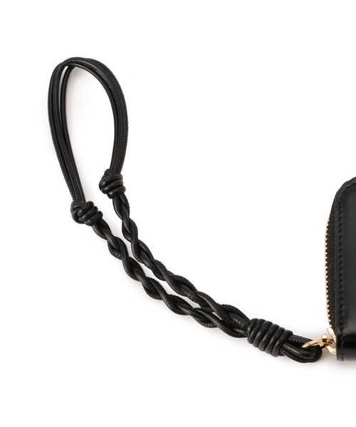 ESTNATION（エストネーション）の「JIL SANDER / ストラップ付ミニウォレット（財布・レディース・ブラック・FREE）」の7枚目の写真