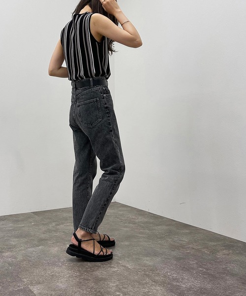 apres jour mignon（アプレジュールミニョン）の「マルチストライプリブタンク【ZOZOTOWN限定アイテム】（タンクトップ・レディース・グリーン系その他3/アイボリー/ブルー系その他/ブラック系その他・フリー/X-LARGE）」の19枚目の写真